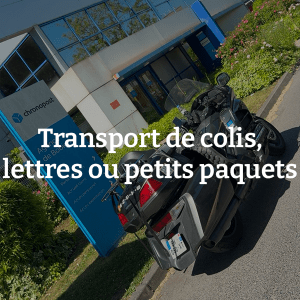 Service de taxi moto pour le transport rapide de colis, lettres et petits paquets