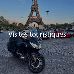 Visite touristique de Paris en moto