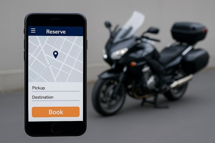 Comment réserver un taxi-moto ?
