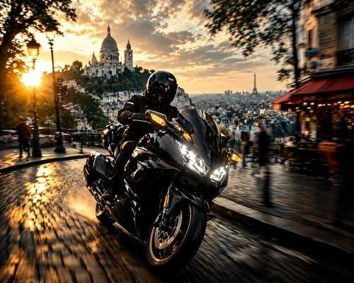 taxi moto paris 18